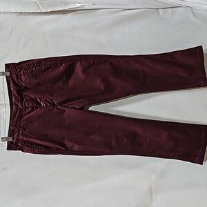 J.Crew, Sammie, Pants Sz 27, Cotton, Slacks, Dress Casual,Burgundy, Maroon